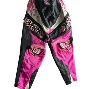MSR Women's Pink and Black Track Pants